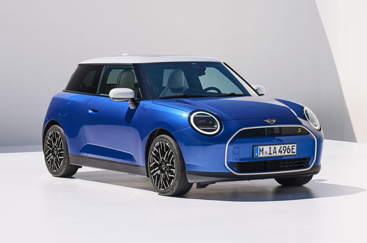 Mini Cooper Electric front quarter