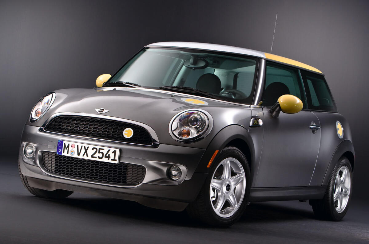 Mini E test car