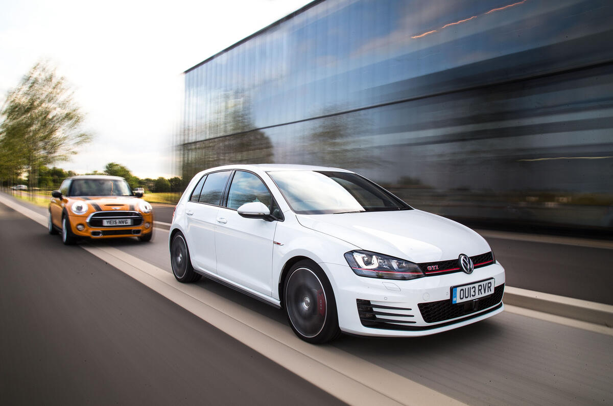 New Mini Cooper S Versus Used Volkswagen Golf Gti Comparison Autocar