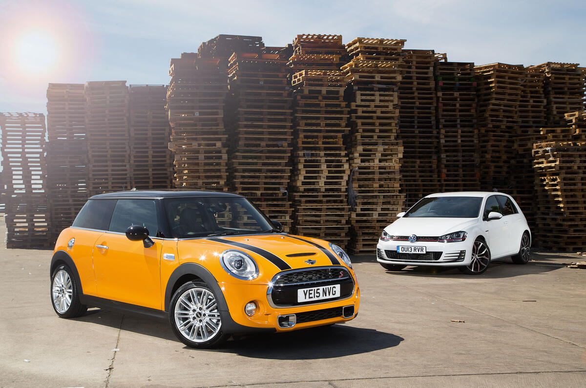 New Mini Cooper S Versus Used Volkswagen Golf Gti Comparison Autocar