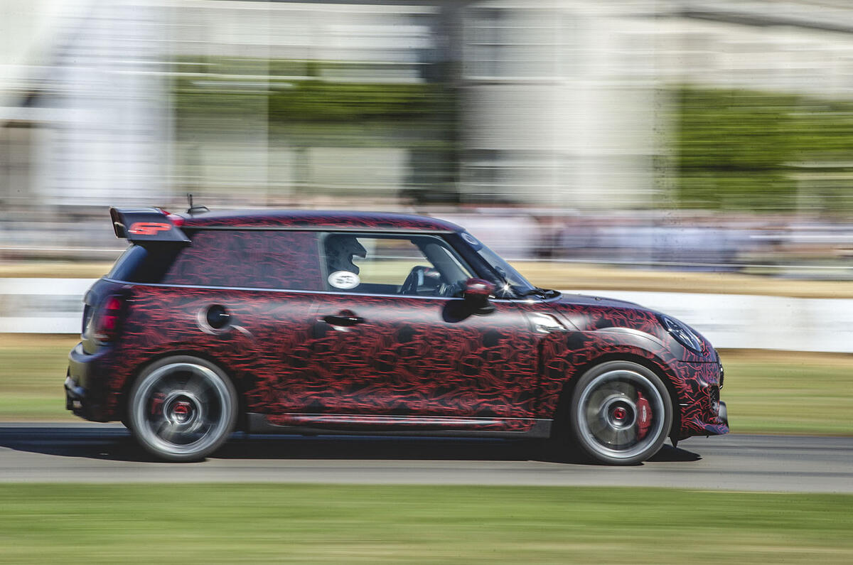 Mini John Cooper Works Gp Prototype Takes On Goodwood Hill