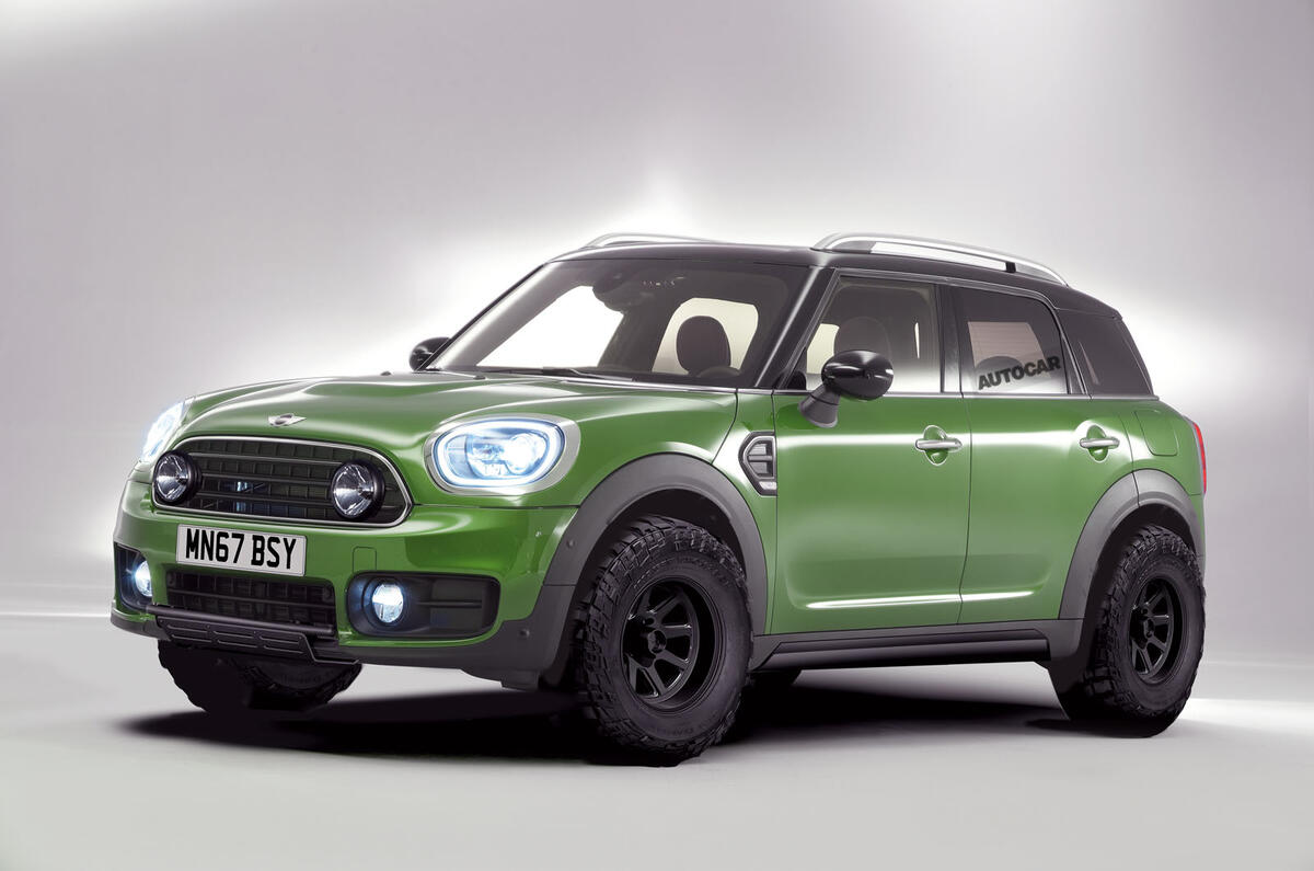 Off-roading Mini Countryman