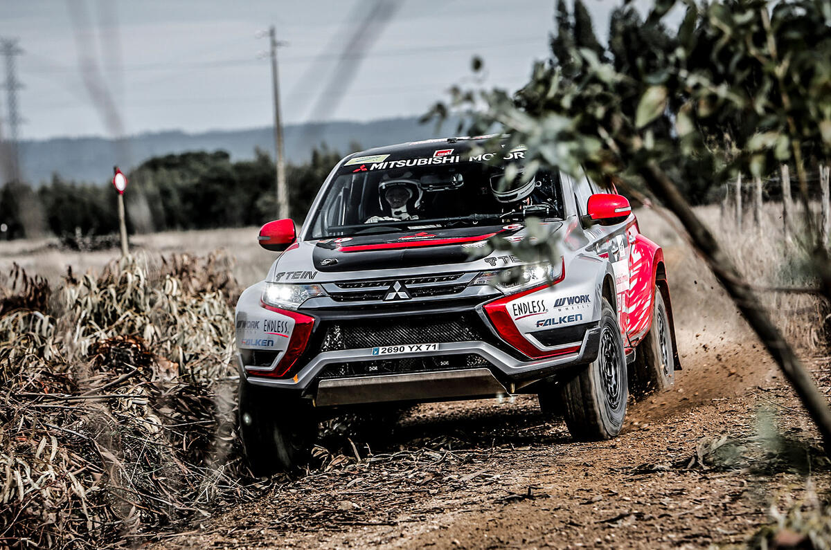 How to go rallying in a Mitsubishi Outlander PHEV