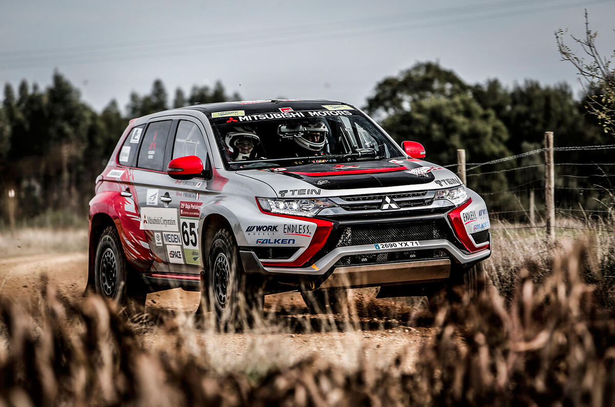 How to go rallying in a Mitsubishi Outlander PHEV | Autocar