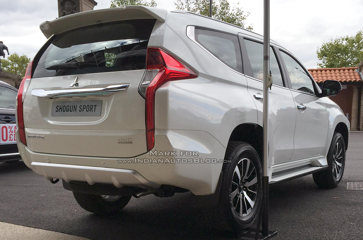 Mitsubishi Shogun Sport spotted in the UK