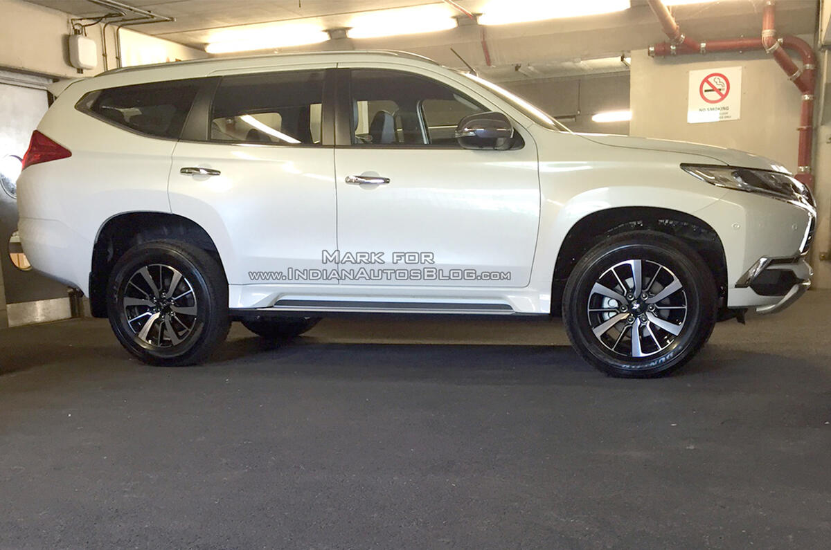 Mitsubishi Shogun Sport spotted in the UK