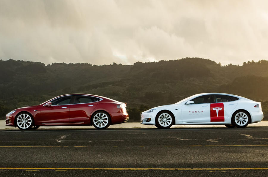  Tesla  Model S  transformed into mobile  servicing vehicle 