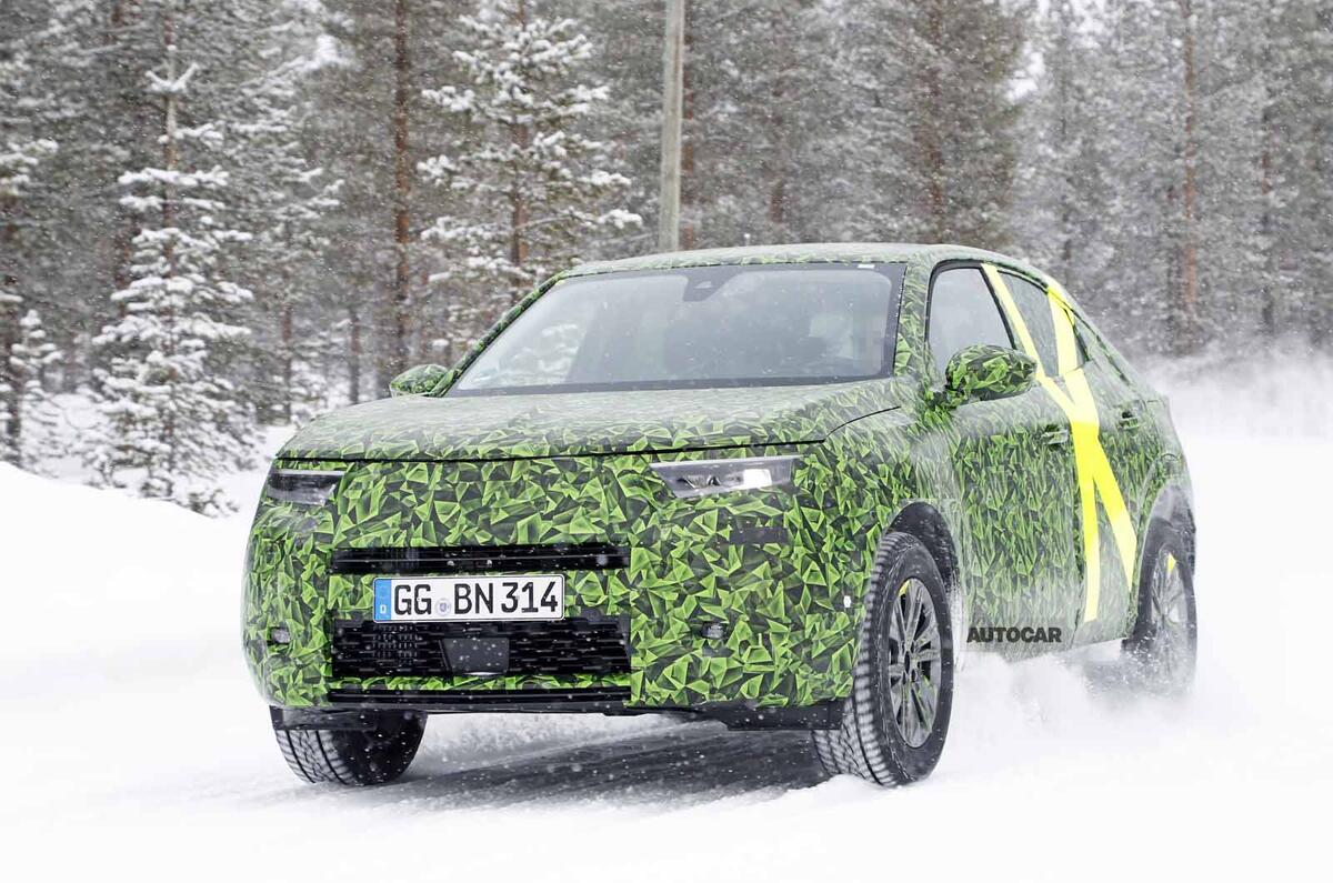 2021 Vauxhall Mokka X Spy Shots Show Fresh Design Autocar