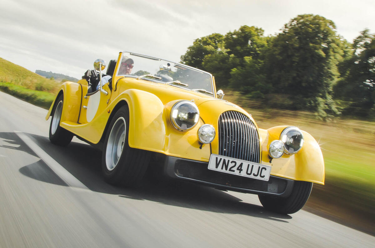 morgan plus four front quarter tracking