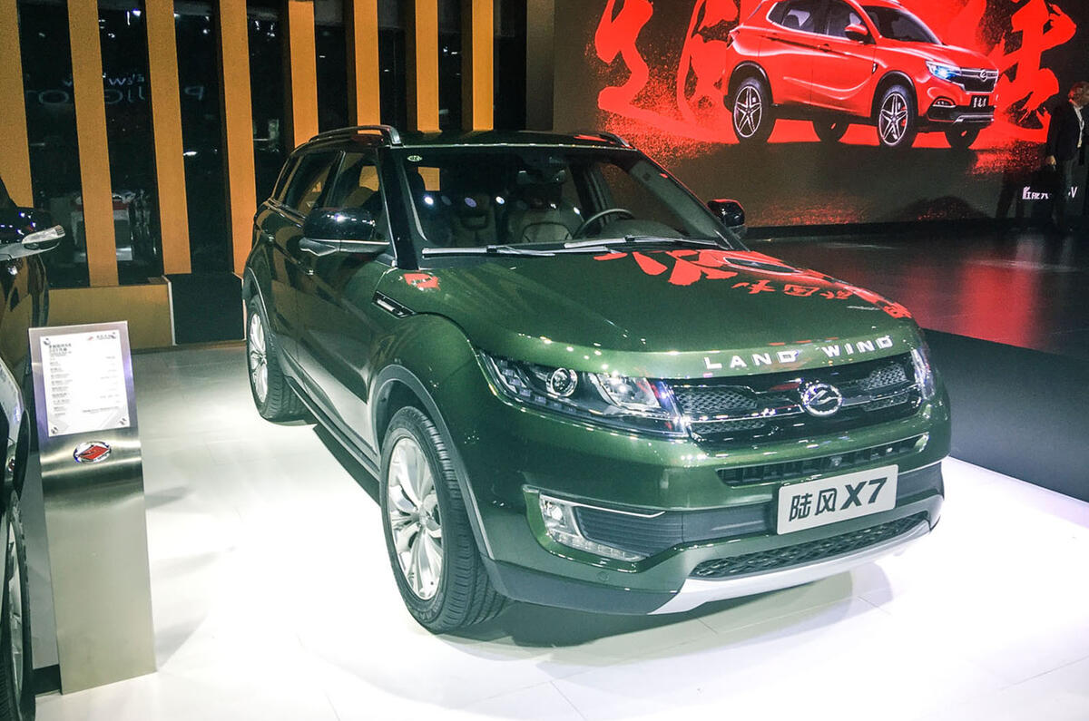 Range Rover Evoque copycat Landwind X7 updated with new look Autocar