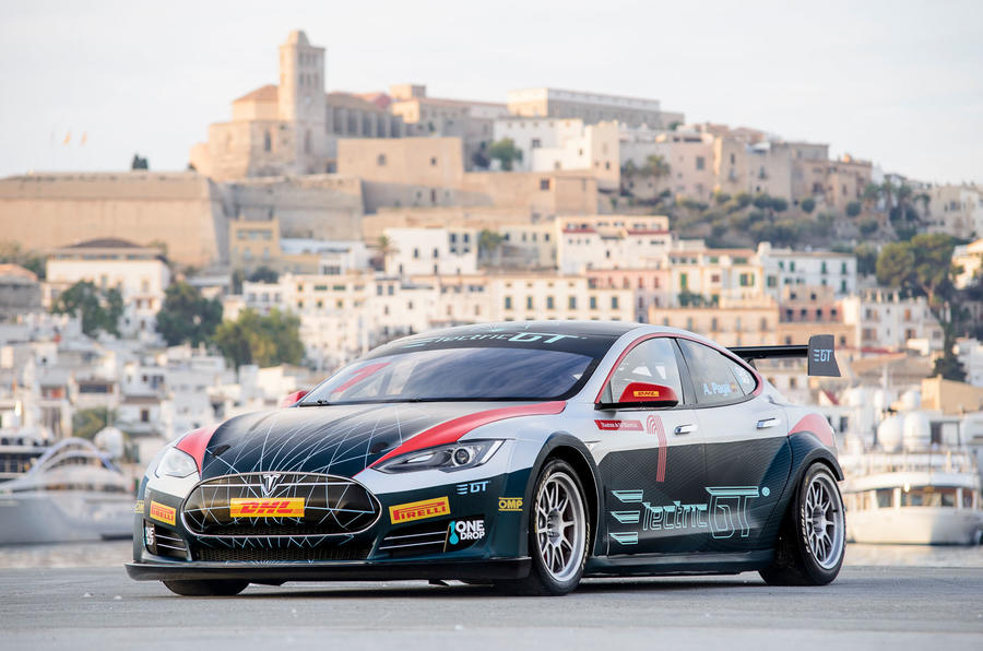 Speciaal Scarp Vergelijking Electric GT: Tesla Model S P100DL race series explained | Autocar