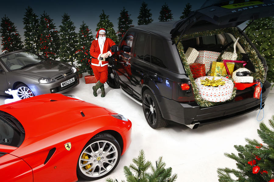 Autocar Christmas Ferrari Range Rover MG
