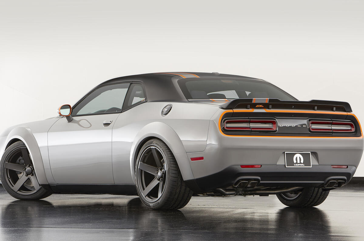 Allwheeldrive Dodge Challenger muscle car created for SEMA Autocar