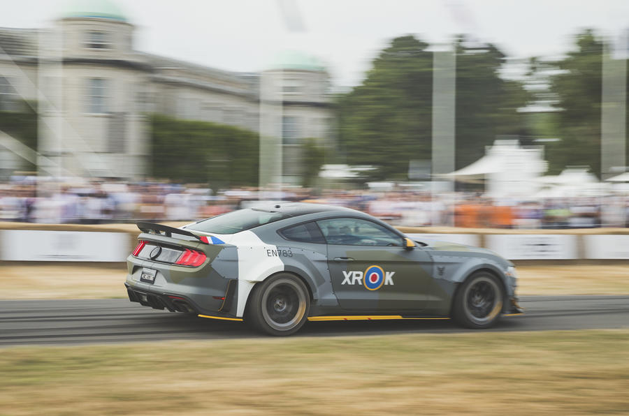 700bhp supercharged Ford Mustang takes to Goodwood hill climb
