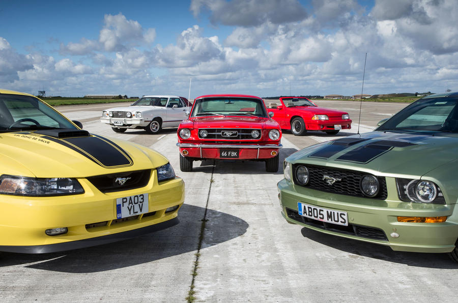 Ford Mustang five generations