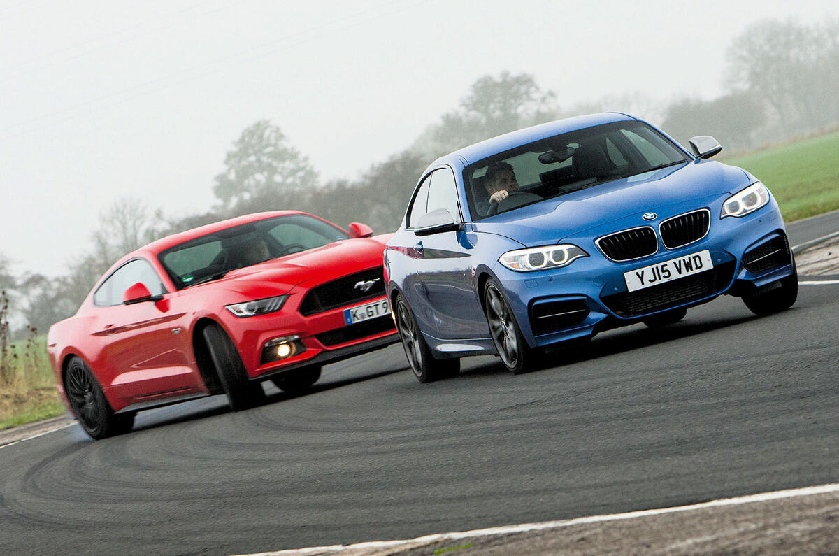 Ford Mustang Versus Bmw M235i Comparison Autocar