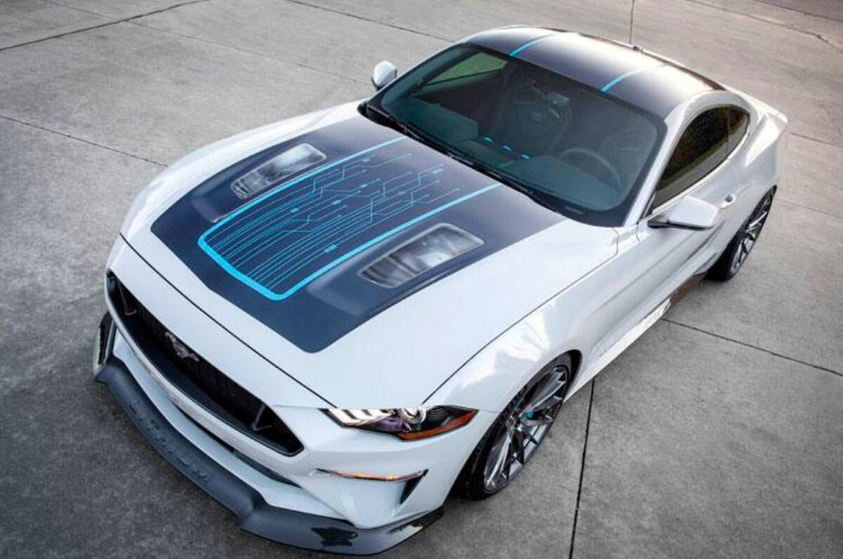 Ford unveils 888bhp electric Mustang at 2019 SEMA show | Autocar