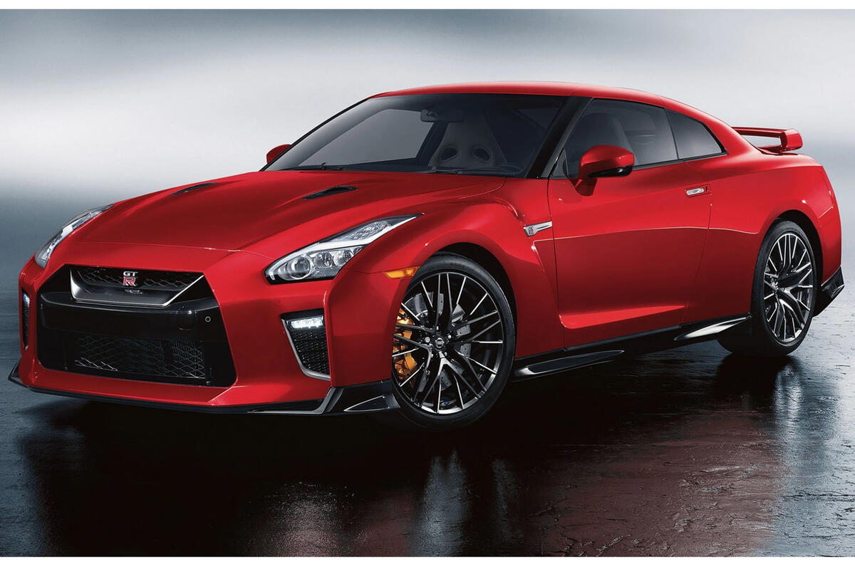 Nissan GTR Yellow Sports Car, Nissan GT-R Sports 2020 HD phone