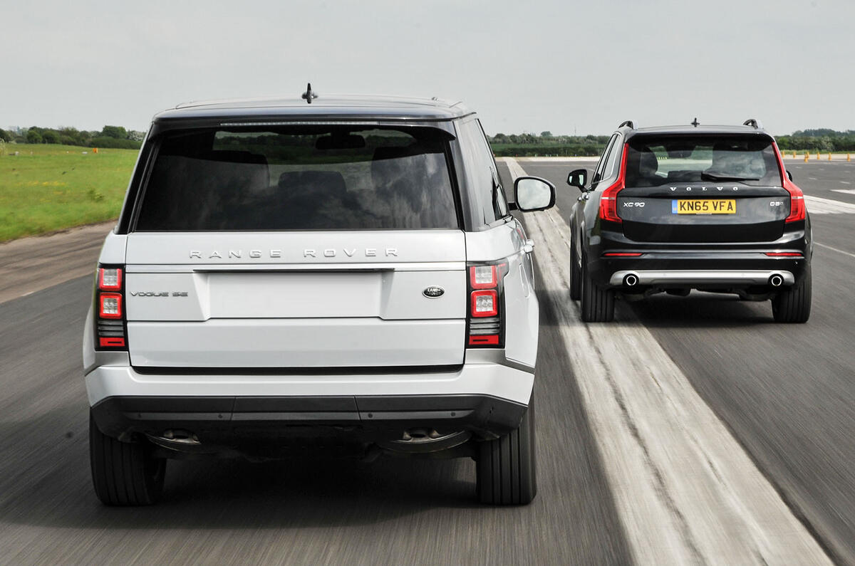 Range Rover Vs Land Rover >> Volvo Xc90 D5 Momentum Vs Range Rover Tdv6 Vogue New Vs Range Rover Vs Land Rover >> Volvo Xc90 D5 Momentum Vs Range Rover Tdv6 Vogue New Vs