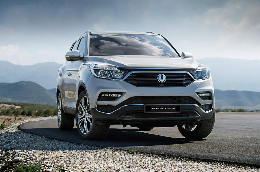 Ssangyong Rexton production model from front