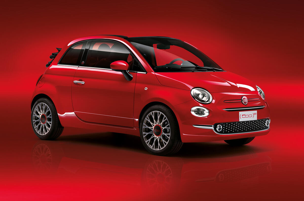 Fiat 500 outlet range