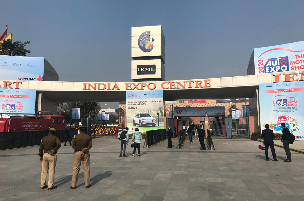 New Delhi show 2020 - expo entrance