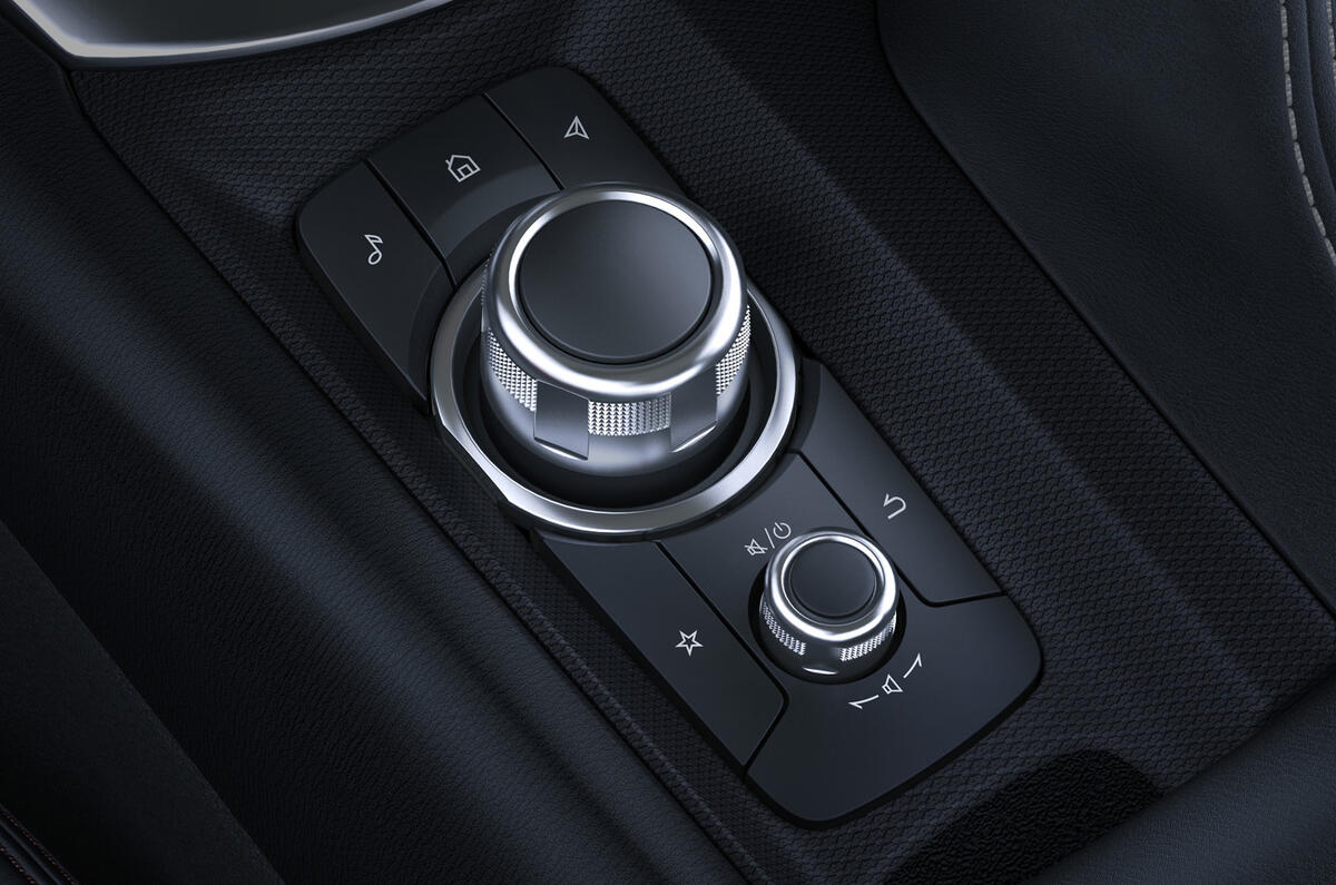 New Mazda MX 5 rotary dial