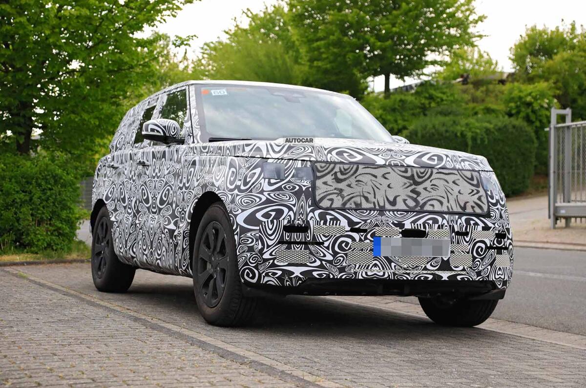 New Range Rover spyshot front