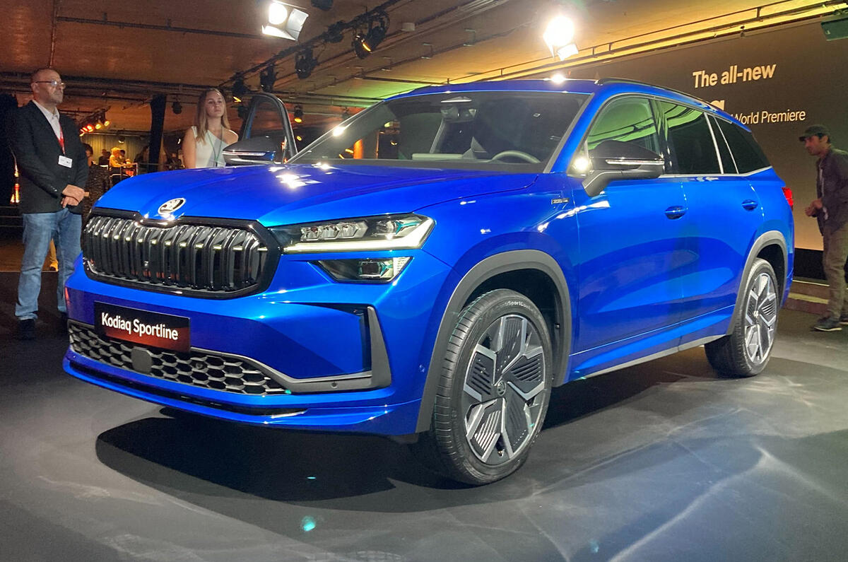 New Skoda Kodiaq event front