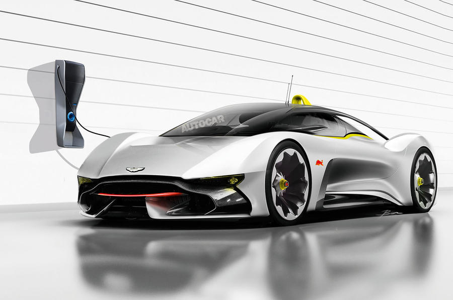 Aston Martin Red Bull hypercar rendering