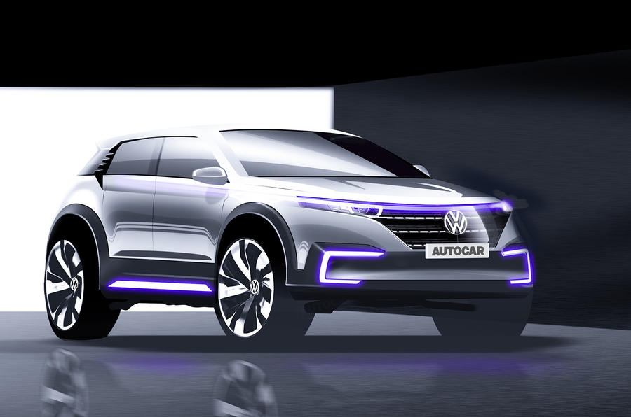 Volkswagen electric vehicle as imagined by autocar