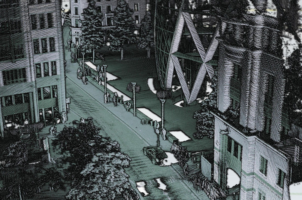 HERE autonomous car map