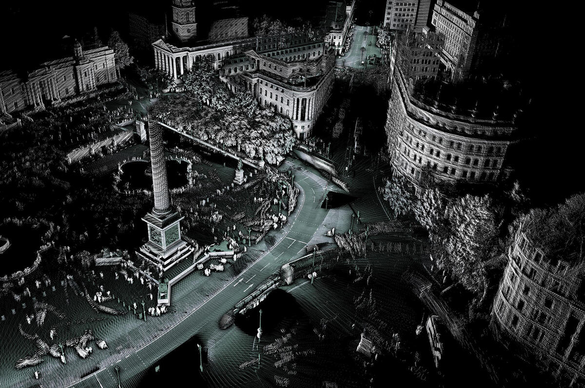 HERE autonomous car map