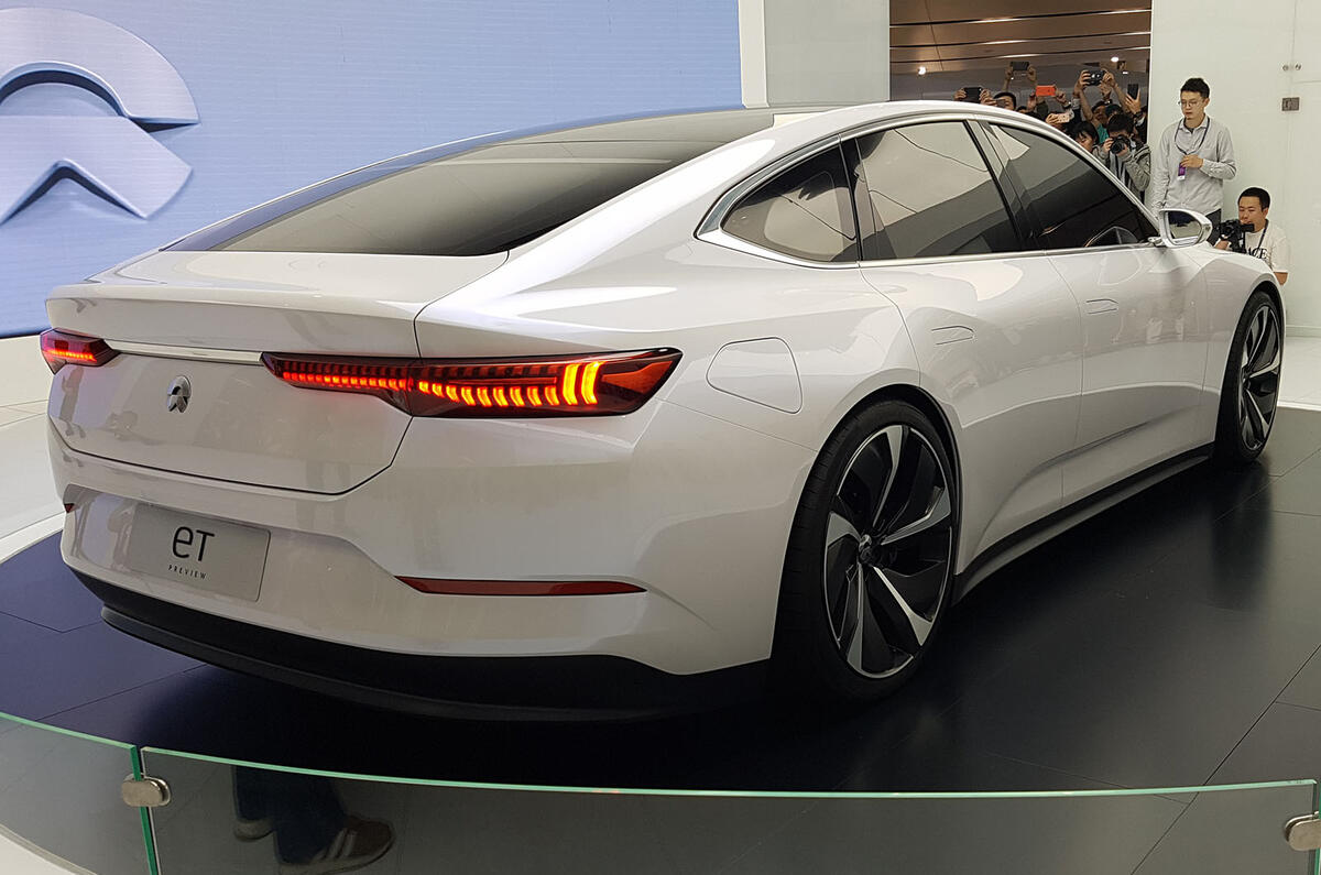 Nio ET preview - Shanghai Motor Show 2019 - rear end