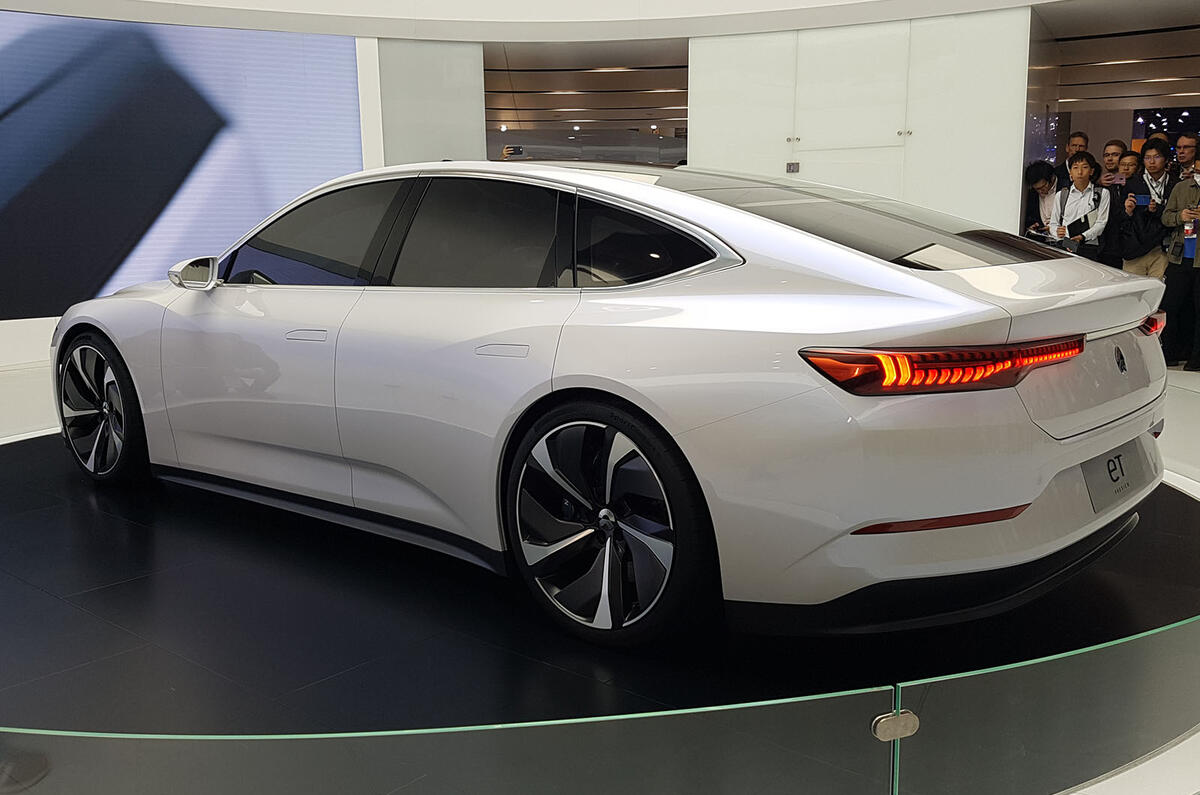 Nio ET preview - Shanghai Motor Show 2019 - rear