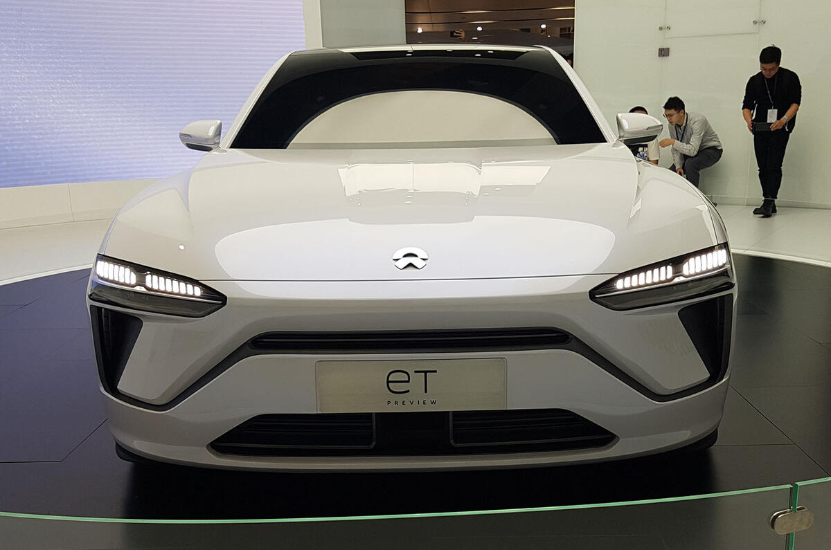 Nio ET preview - Shanghai Motor Show 2019 - nose
