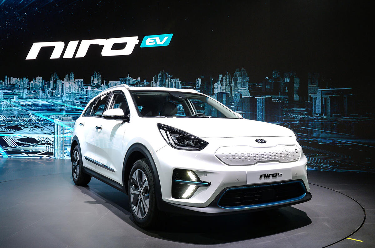 New Kia Niro EV crossover unveiled in Korea