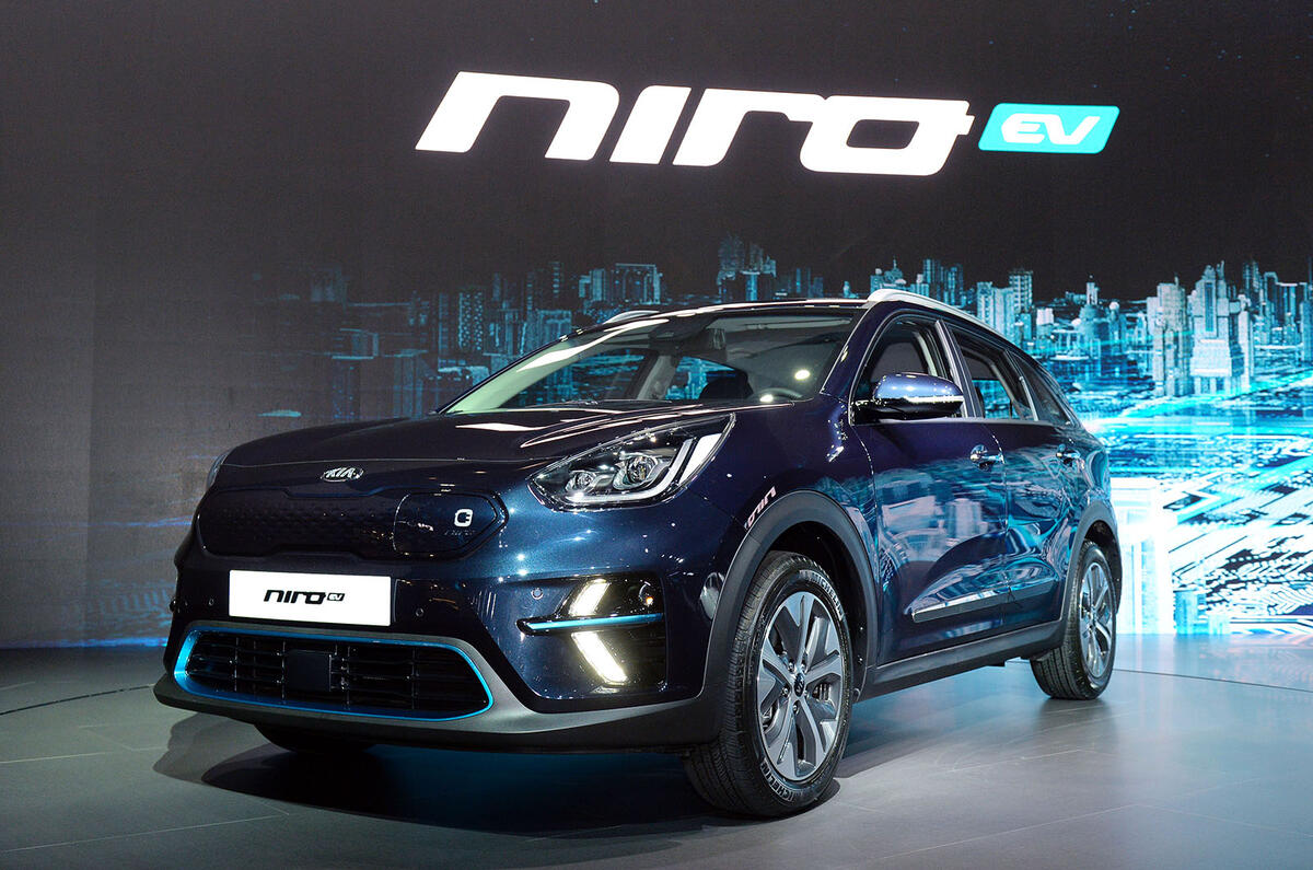 New Kia Niro EV crossover unveiled in Korea
