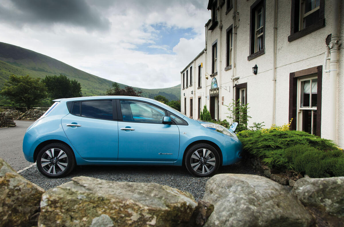 Nissan Leaf versus the Three Peaks Challenge