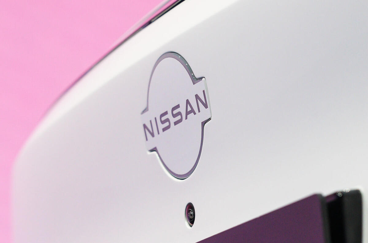 Nissan badge on Chinese Ev