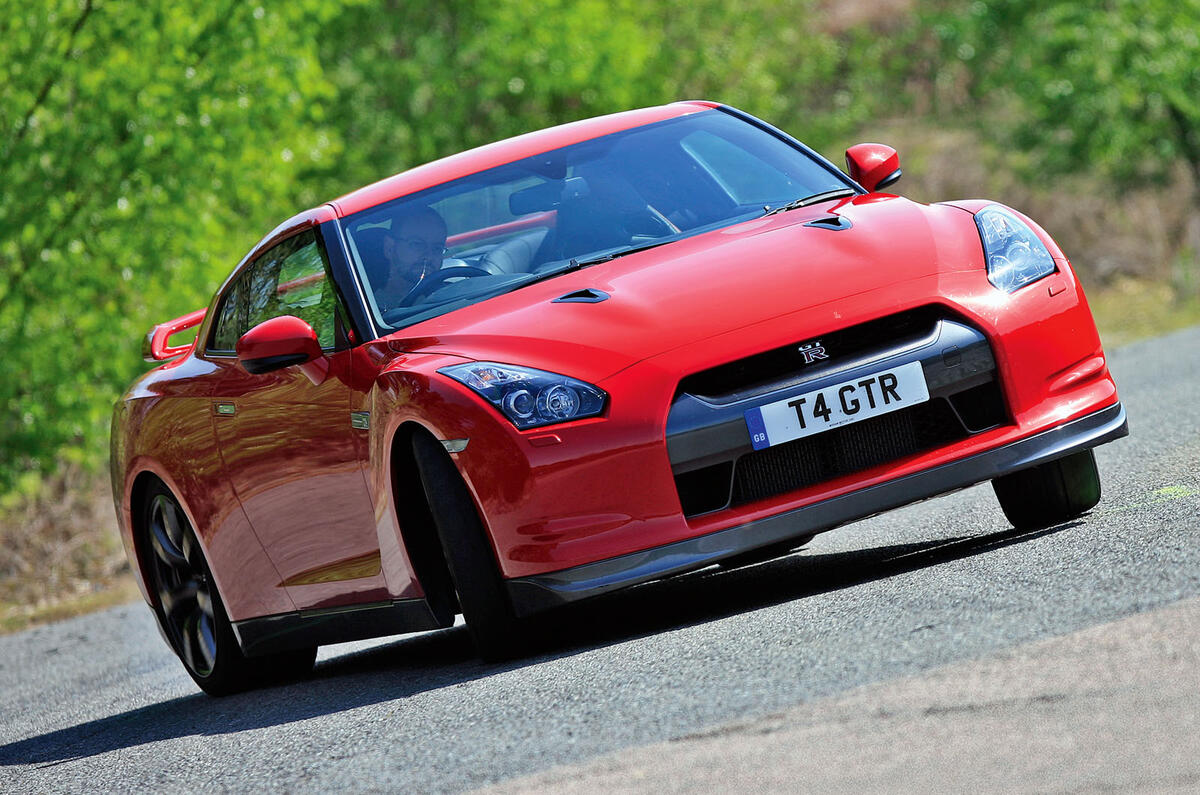 Nissan GT R front three quarter