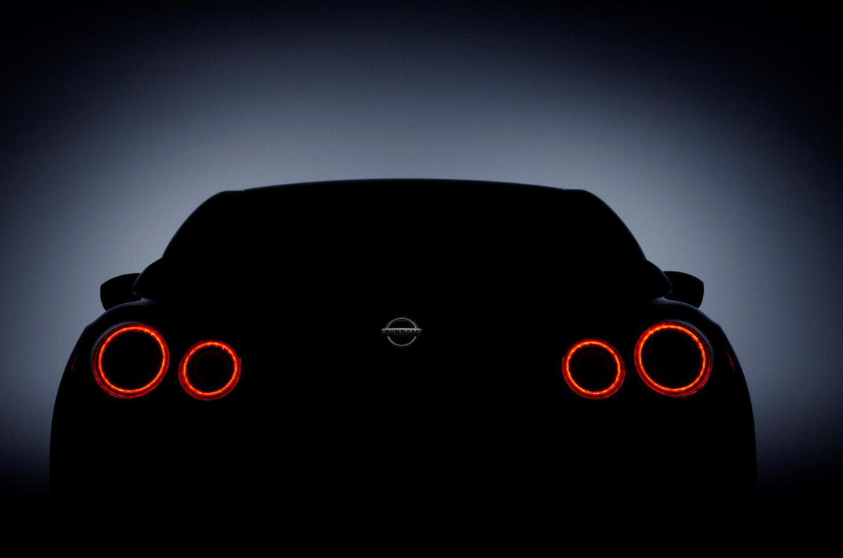 Nissan gt r teaser