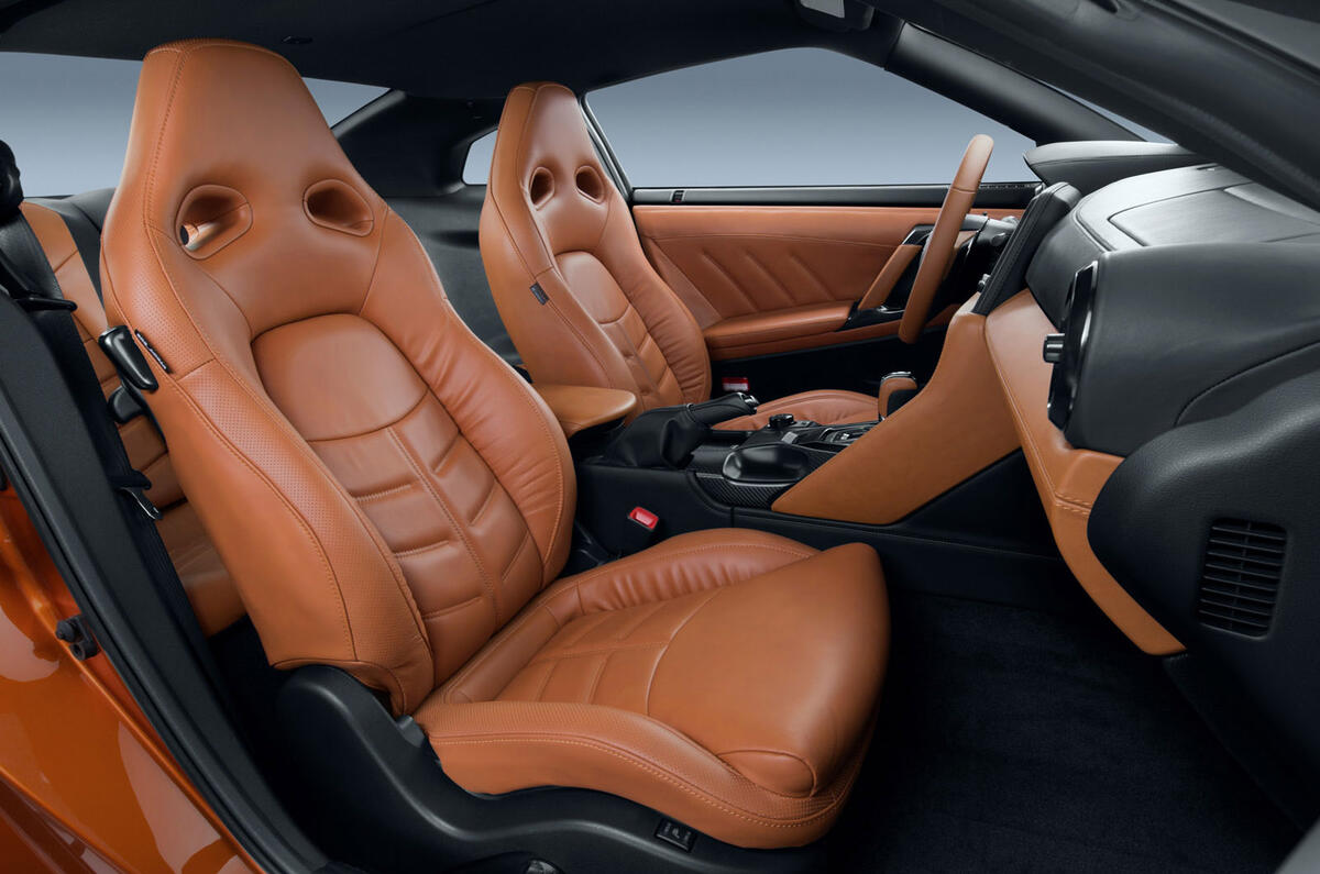2017 Nissan GT-R interior