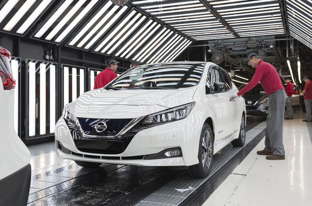Nissan Leaf Mk2 production Sunderland