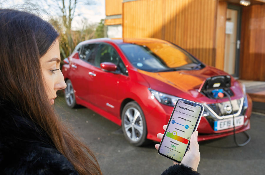 Nissan Leaf vehicle to grid charging