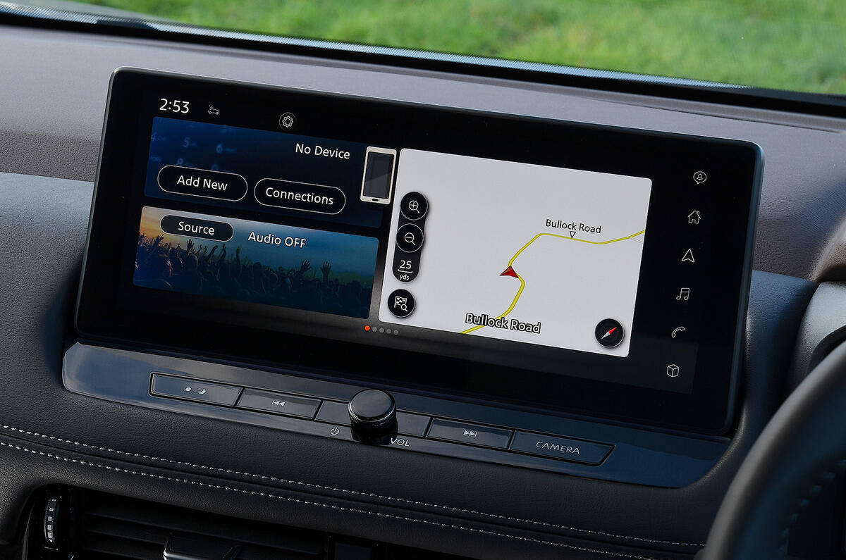 nissan x trail 07 hud