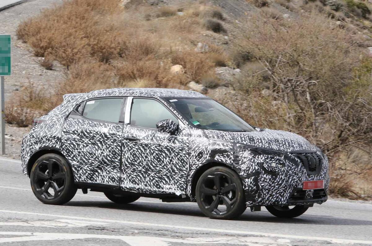 New Nissan Juke 2019 Crossover Caught With Less Disguise Autocar