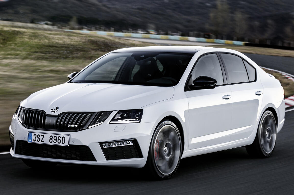 Facelifted Skoda Octavia vRS