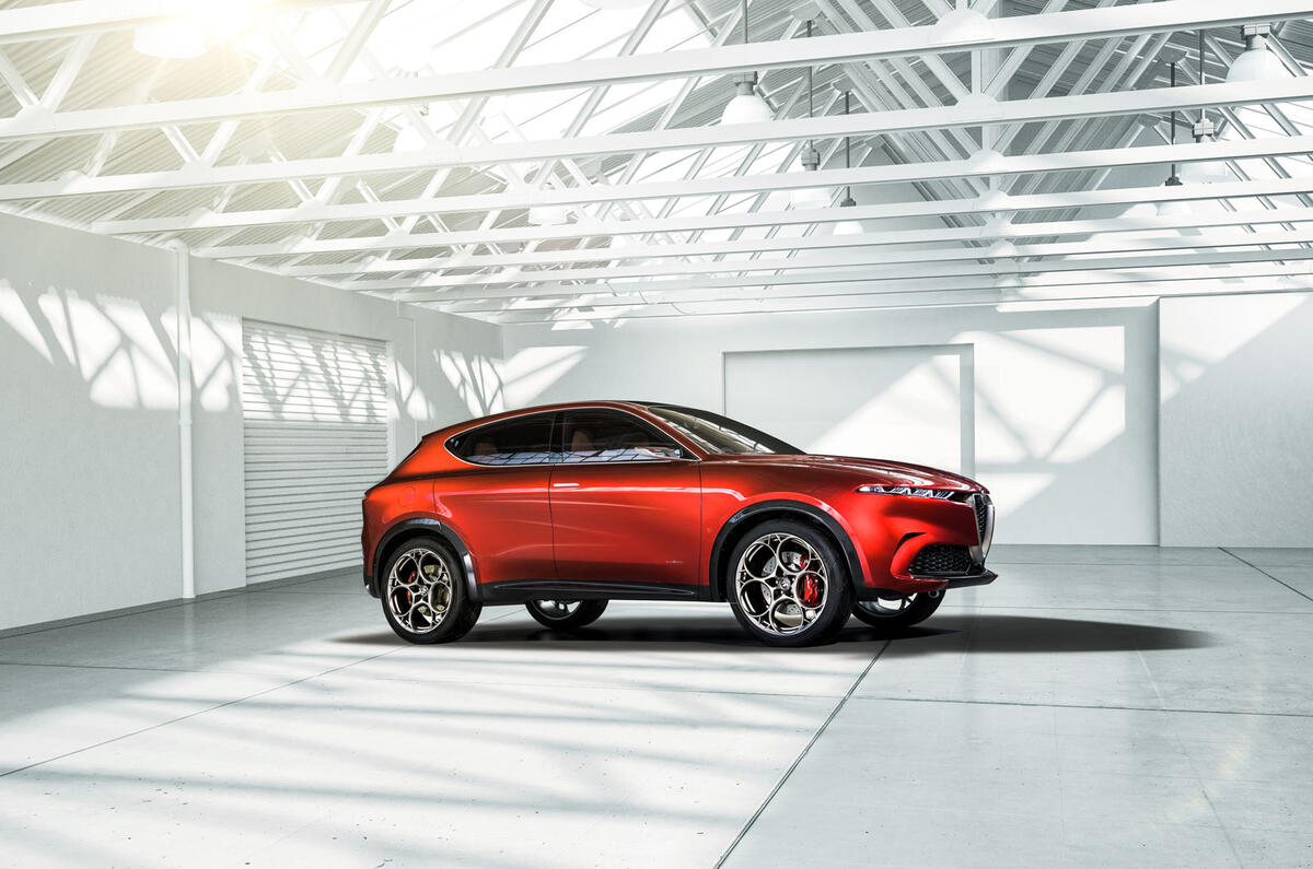 Alfa Romeo Tonale concept - side