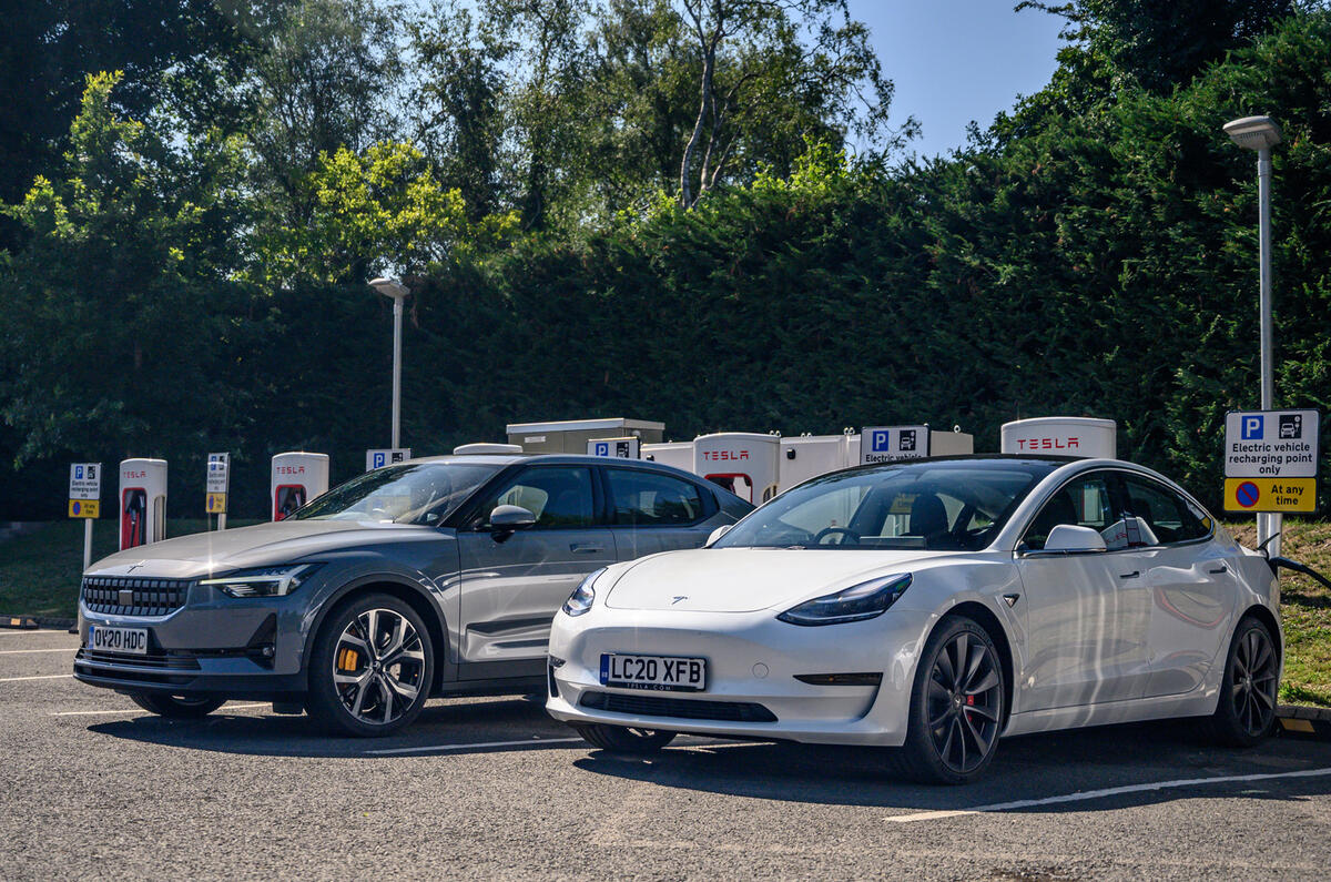 Electric Showdown Tesla Model 3 Vs Polestar 2 Autocar